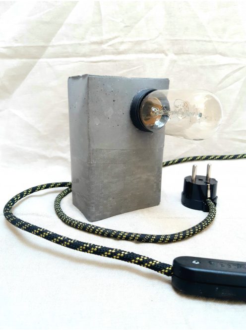 Concrete table lamp workshop